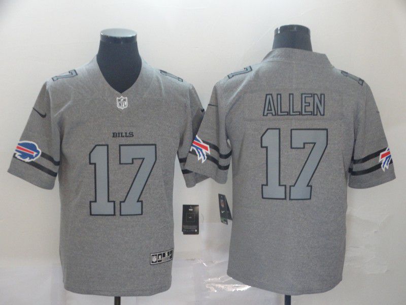 Men Buffalo Bills #17 Allen Grey Retro Nike NFL Jerseys->green bay packers->NFL Jersey